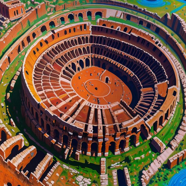 Colosseum — surreal art by SideBush