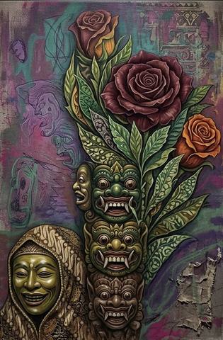 Flower Indonesian — surreal art by SideBush