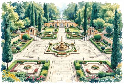 Garden Architectural — surreal art by SideBush