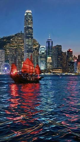 Hong Kong Harbour — surreal art by SideBush