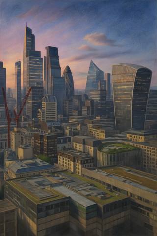 London Modern — surreal art by SideBush