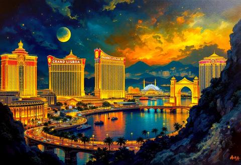 Macau — surreal art by SideBush