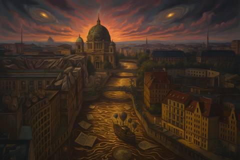 Rome — surreal art by SideBush