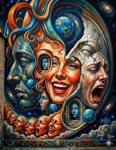 Smiles And Cries — surreal art by SideBush