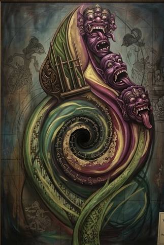 Spiral Indonesia — surreal art by SideBush