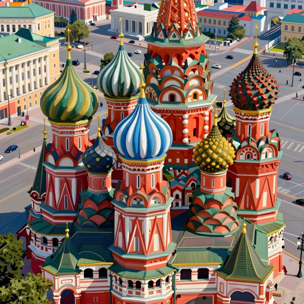 St. Basil's Cathedral — surreal art by SideBush