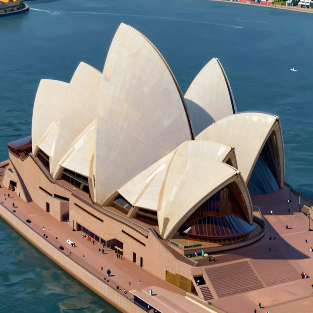 Sydney Opera House — surreal art by SideBush